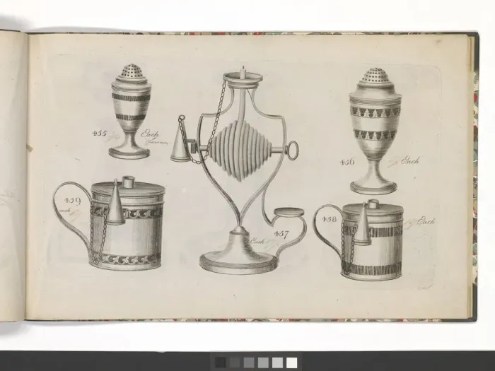 Framed Print : Page from a catalogue of domestic silverware Framed Print : Page from a catalogue of domestic silverware