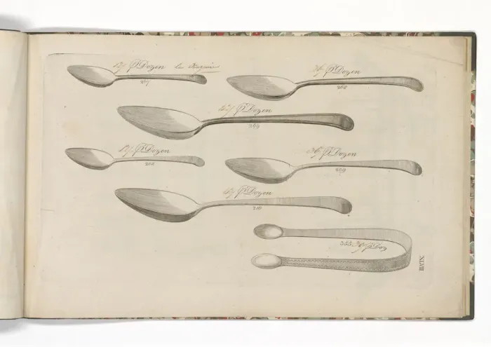Framed Print : Page from a catalogue of domestic silverware Framed Print : Page from a catalogue of domestic silverware