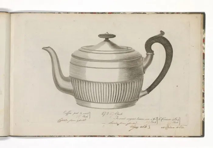 Framed Print : Page from a catalogue of domestic silverware Framed Print : Page from a catalogue of domestic silverware