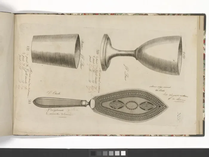 Framed Print : Page from a catalogue of domestic silverware Framed Print : Page from a catalogue of domestic silverware
