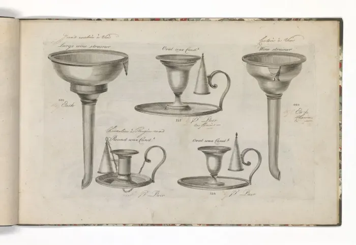 Framed Print : Page from a catalogue of domestic silverware Framed Print : Page from a catalogue of domestic silverware