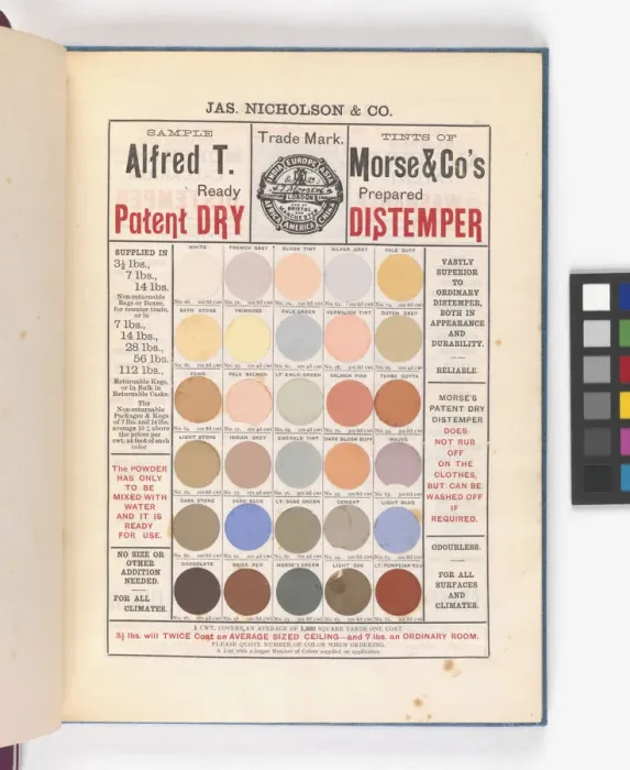 Framed Print : Page from Catalogue of Materials for House Painting and Gla Framed Print : Page from Catalogue of Materials for House Painting and Gla