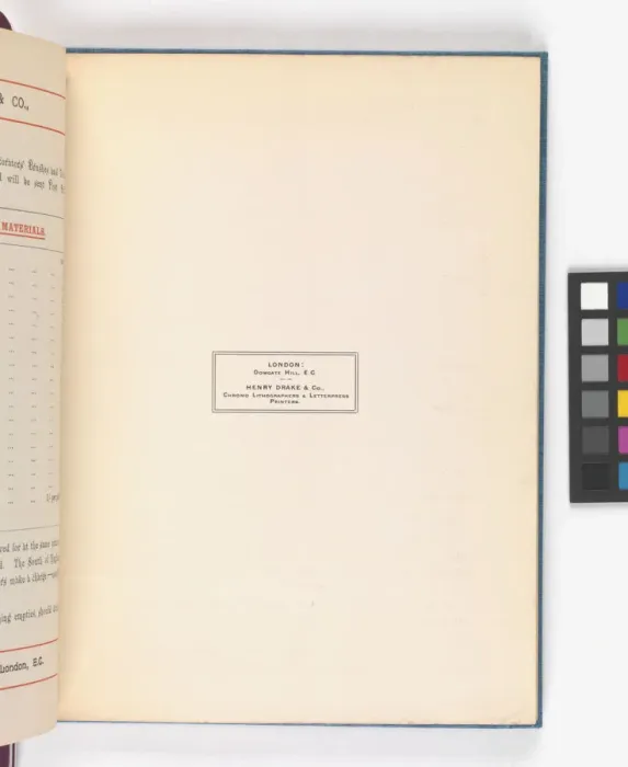 Framed Print : Page from Catalogue of Materials for House Painting and Gla