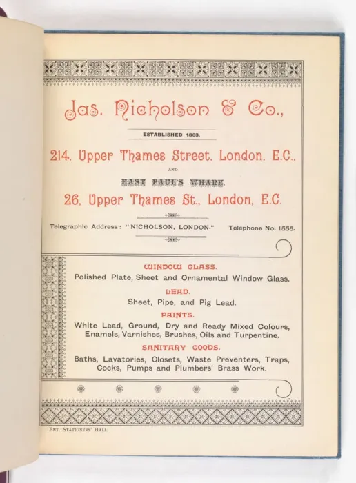 Framed Print : Page from Catalogue of Materials for House Painting and Gla Framed Print : Page from Catalogue of Materials for House Painting and Gla