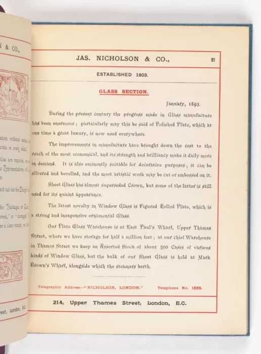 Framed Print : Page from Catalogue of Materials for House Painting and Gla Framed Print : Page from Catalogue of Materials for House Painting and Gla