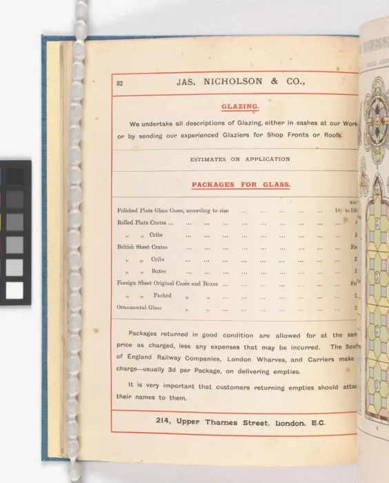 Framed Print : Page from Catalogue of Materials for House Painting and Gla Framed Print : Page from Catalogue of Materials for House Painting and Gla