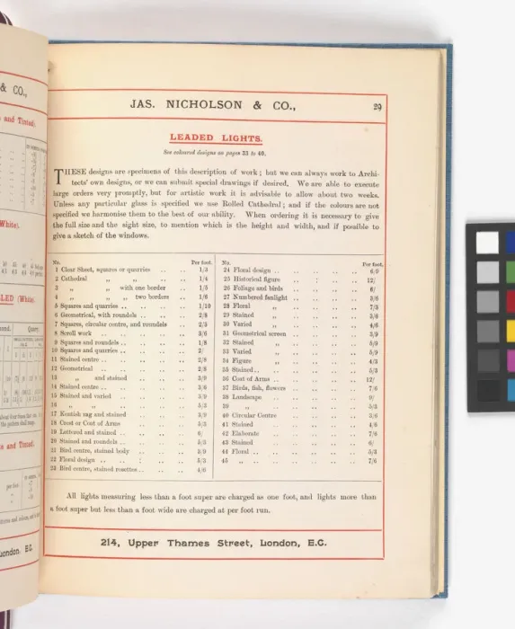 Framed Print : Page from Catalogue of Materials for House Painting and Gla Framed Print : Page from Catalogue of Materials for House Painting and Gla