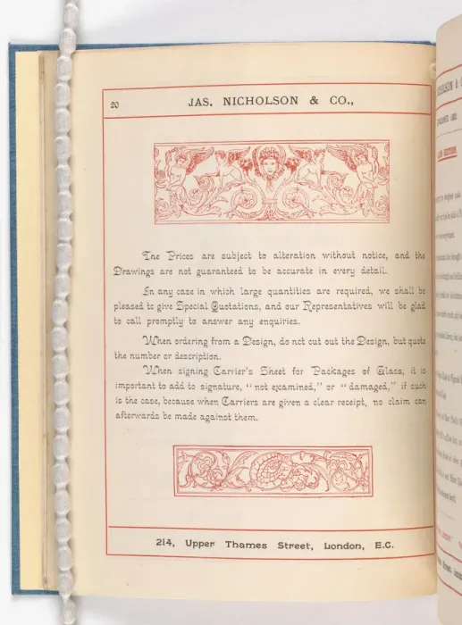 Framed Print : Page from Catalogue of Materials for House Painting and Gla Framed Print : Page from Catalogue of Materials for House Painting and Gla