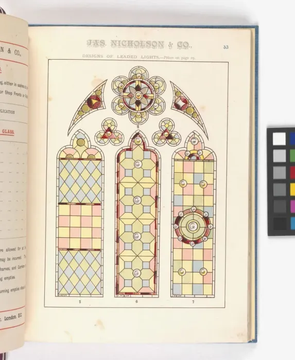 Framed Print : Page from Catalogue of Materials for House Painting and Gla Framed Print : Page from Catalogue of Materials for House Painting and Gla