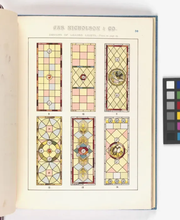 Framed Print : Page from Catalogue of Materials for House Painting and Gla Framed Print : Page from Catalogue of Materials for House Painting and Gla