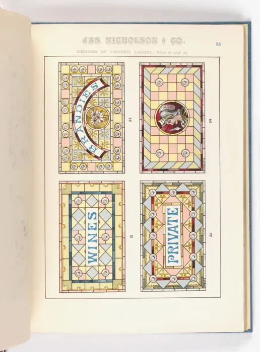 Framed Print : Page from Catalogue of Materials for House Painting and Gla Framed Print : Page from Catalogue of Materials for House Painting and Gla