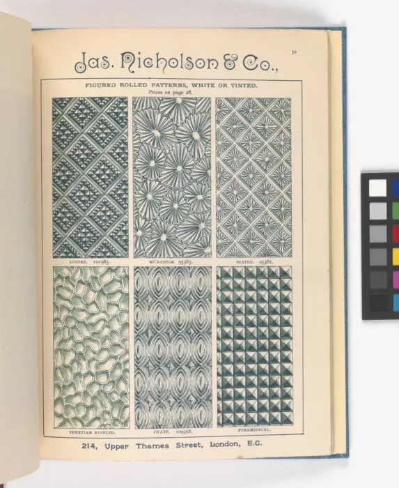 Framed Print : Page from Catalogue of Materials for House Painting and Gla Framed Print : Page from Catalogue of Materials for House Painting and Gla