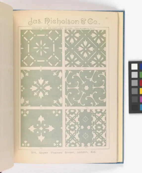 Framed Print : Page from Catalogue of Materials for House Painting and Gla Framed Print : Page from Catalogue of Materials for House Painting and Gla