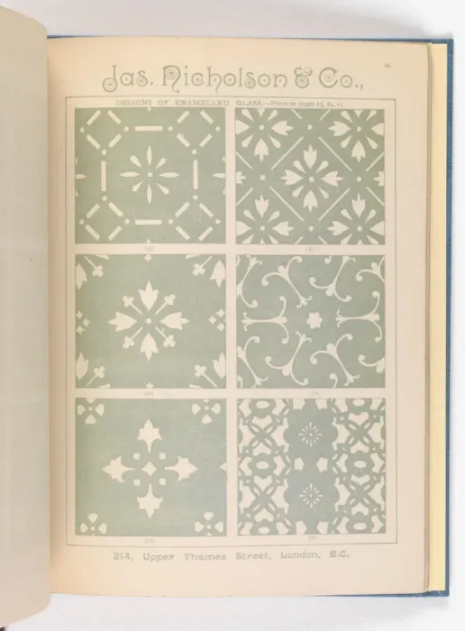 Framed Print : Page from Catalogue of Materials for House Painting and Gla Framed Print : Page from Catalogue of Materials for House Painting and Gla