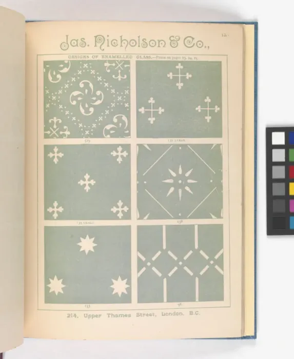 Framed Print : Page from Catalogue of Materials for House Painting and Gla Framed Print : Page from Catalogue of Materials for House Painting and Gla