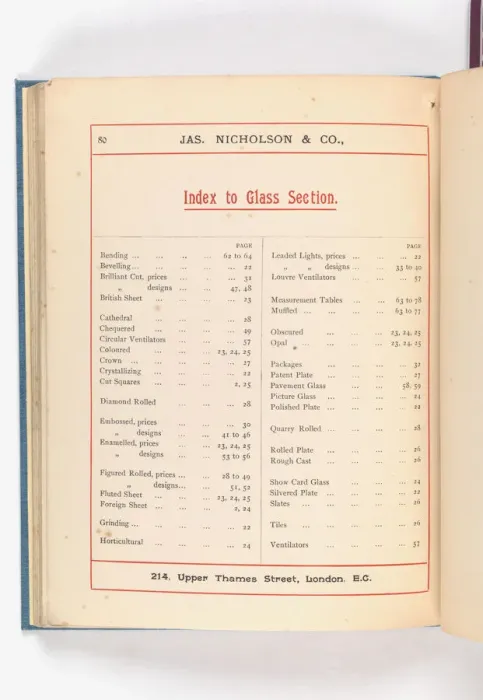 Framed Print : Page from Catalogue of Materials for House Painting and Gla Framed Print : Page from Catalogue of Materials for House Painting and Gla