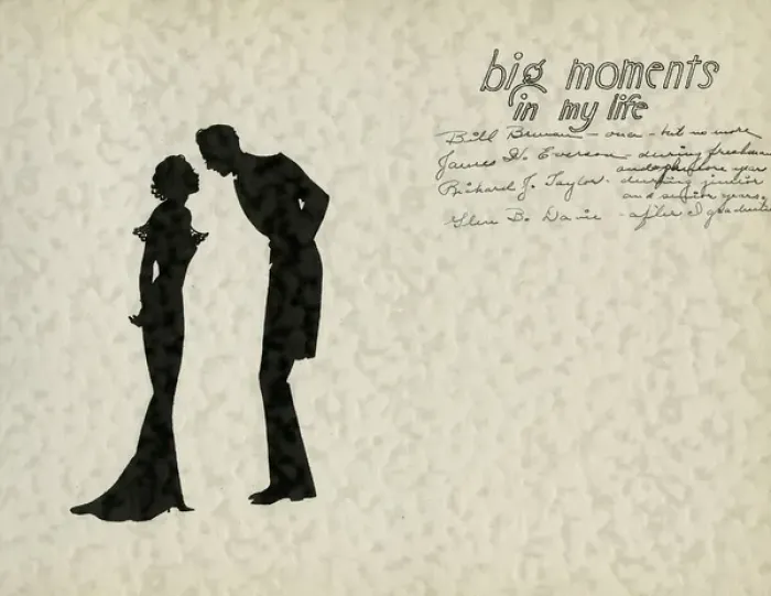 Framed Print : Page design, big moments in my life, School Silhouettes Framed Print : Page design, big moments in my life, School Silhouettes