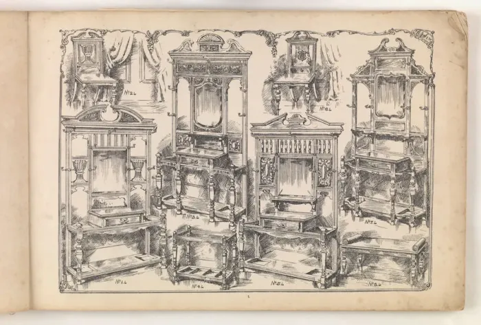 Framed Print : Page from Furniture by C&S. Ltd
