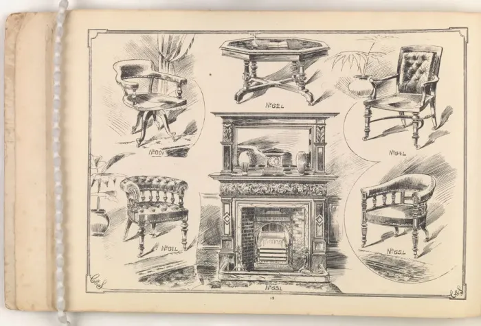 Framed Print : Page from Furniture by C&S. Ltd Framed Print : Page from Furniture by C&S. Ltd