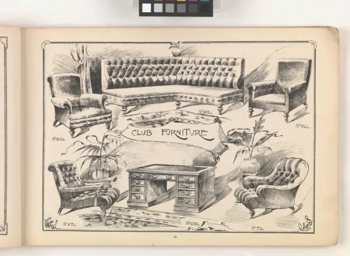 Framed Print : Page from Furniture by C&S. Ltd Framed Print : Page from Furniture by C&S. Ltd