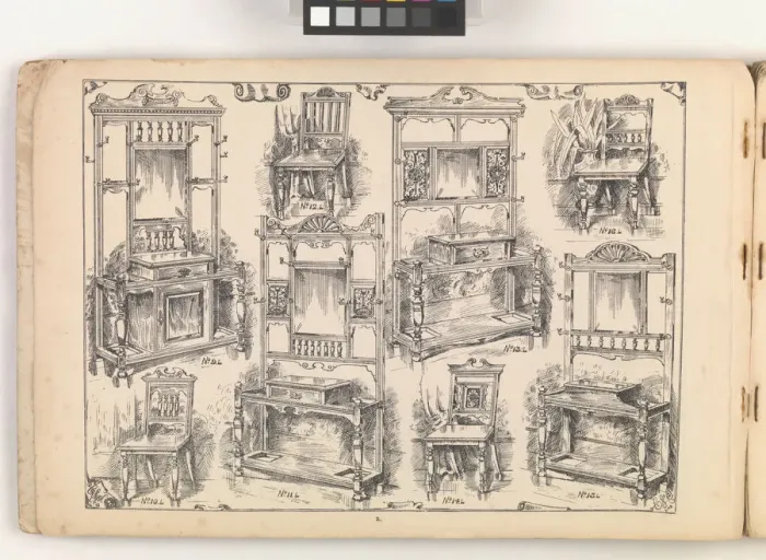 Framed Print : Page from Furniture by C&S. Ltd Framed Print : Page from Furniture by C&S. Ltd