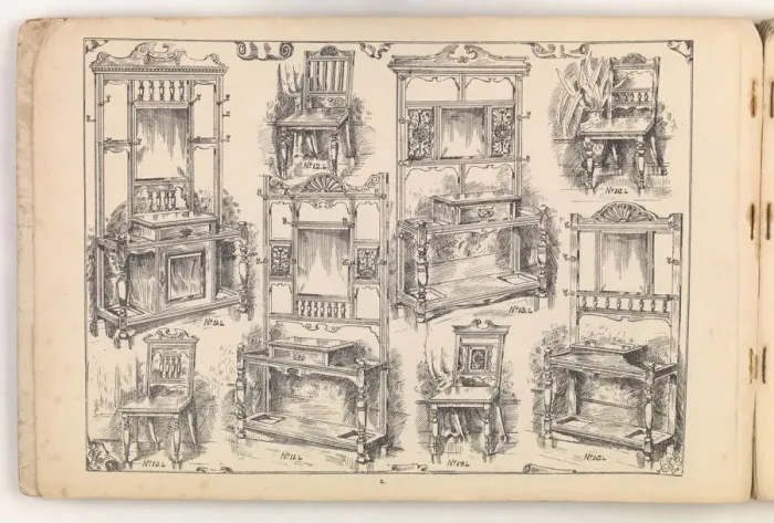 Framed Print : Page from Furniture by C&S. Ltd Framed Print : Page from Furniture by C&S. Ltd