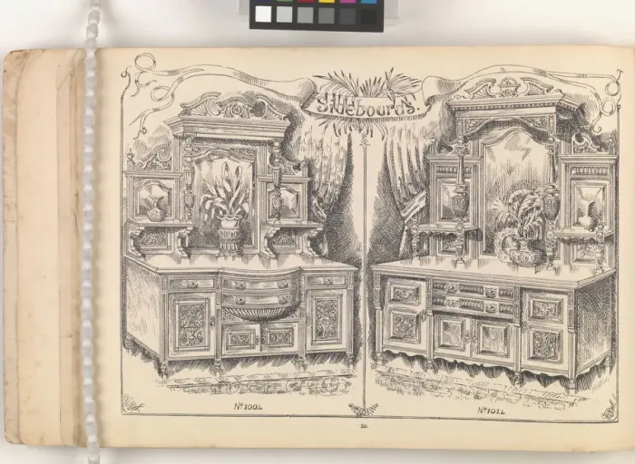 Framed Print : Page from Furniture by C&S. Ltd Framed Print : Page from Furniture by C&S. Ltd