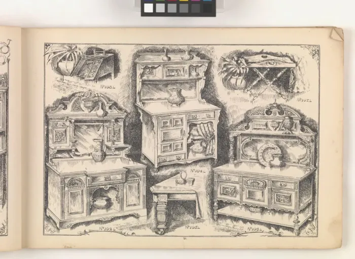 Framed Print : Page from Furniture by C&S. Ltd Framed Print : Page from Furniture by C&S. Ltd