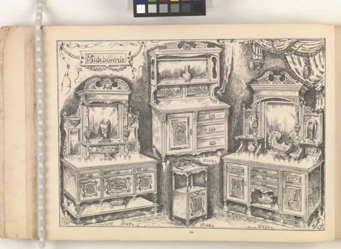 Framed Print : Page from Furniture by C&S. Ltd Framed Print : Page from Furniture by C&S. Ltd