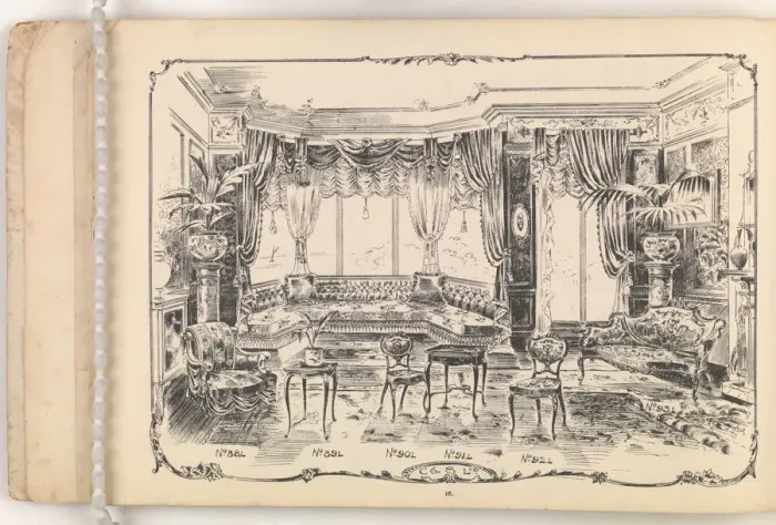 Framed Print : Page from Furniture by C&S. Ltd Framed Print : Page from Furniture by C&S. Ltd