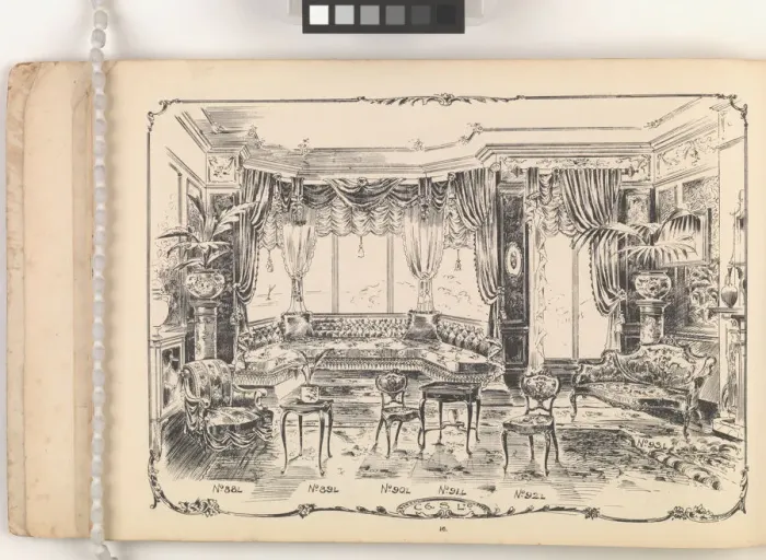 Framed Print : Page from Furniture by C&S. Ltd Framed Print : Page from Furniture by C&S. Ltd