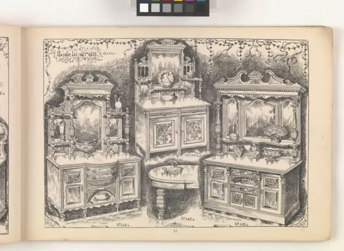 Framed Print : Page from Furniture by C&S. Ltd Framed Print : Page from Furniture by C&S. Ltd
