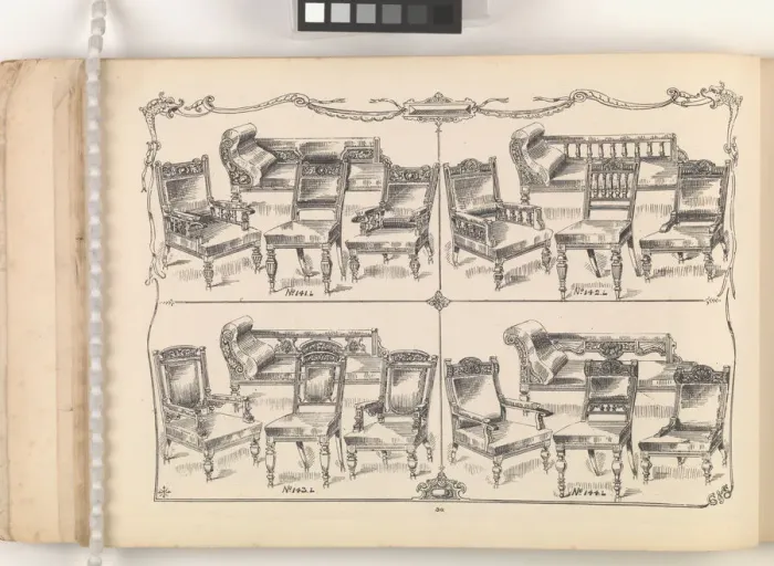 Framed Print : Page from Furniture by C&S. Ltd Framed Print : Page from Furniture by C&S. Ltd