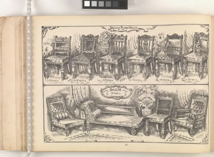 Framed Print : Page from Furniture by C&S. Ltd Framed Print : Page from Furniture by C&S. Ltd