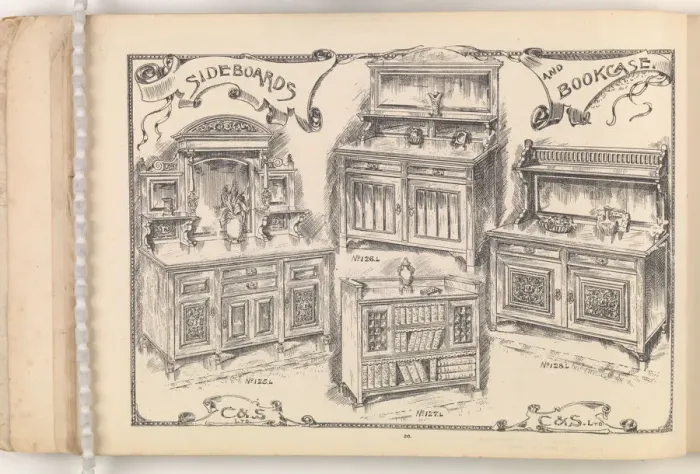 Framed Print : Page from Furniture by C&S. Ltd