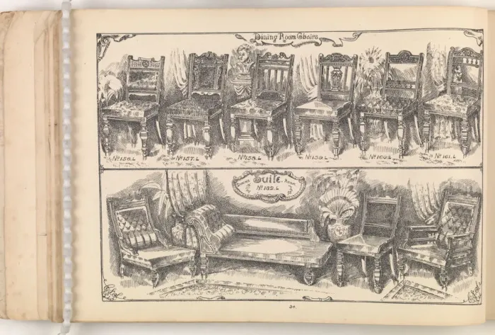 Framed Print : Page from Furniture by C&S. Ltd Framed Print : Page from Furniture by C&S. Ltd