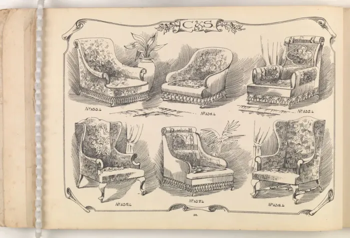Framed Print : Page from Furniture by C&S. Ltd Framed Print : Page from Furniture by C&S. Ltd