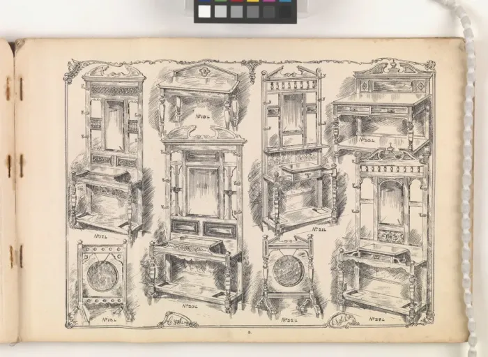 Framed Print : Page from Furniture by C&S. Ltd Framed Print : Page from Furniture by C&S. Ltd