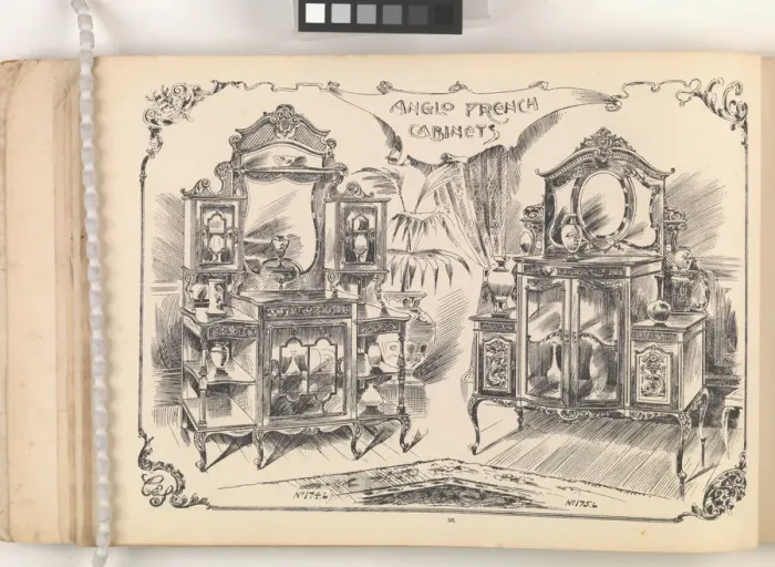Framed Print : Page from Furniture by C&S. Ltd Framed Print : Page from Furniture by C&S. Ltd