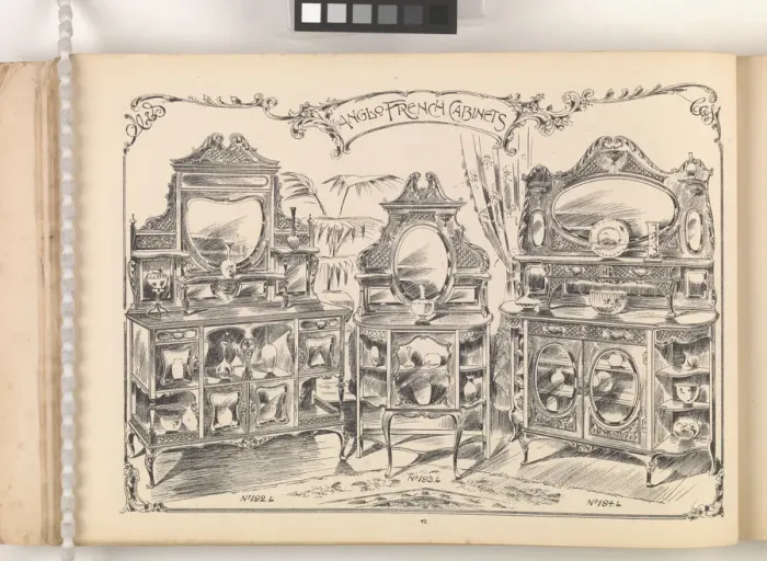 Framed Print : Page from Furniture by C&S. Ltd Framed Print : Page from Furniture by C&S. Ltd