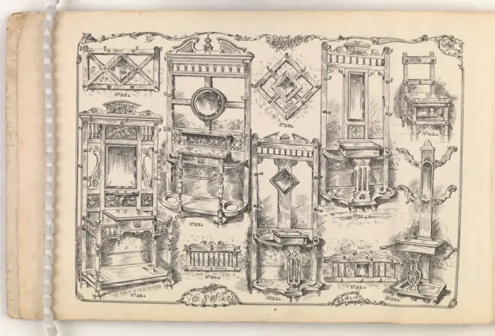Framed Print : Page from Furniture by C&S. Ltd Framed Print : Page from Furniture by C&S. Ltd