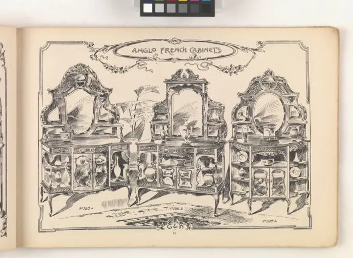 Framed Print : Page from Furniture by C&S. Ltd Framed Print : Page from Furniture by C&S. Ltd