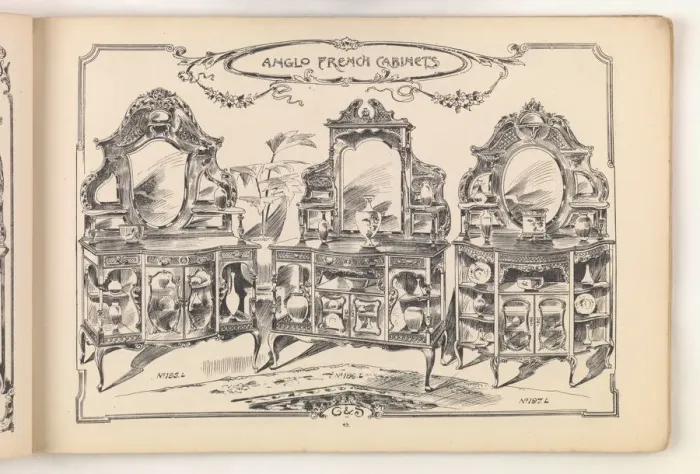 Framed Print : Page from Furniture by C&S. Ltd Framed Print : Page from Furniture by C&S. Ltd