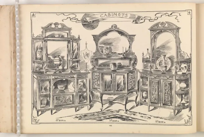 Framed Print : Page from Furniture by C&S. Ltd Framed Print : Page from Furniture by C&S. Ltd