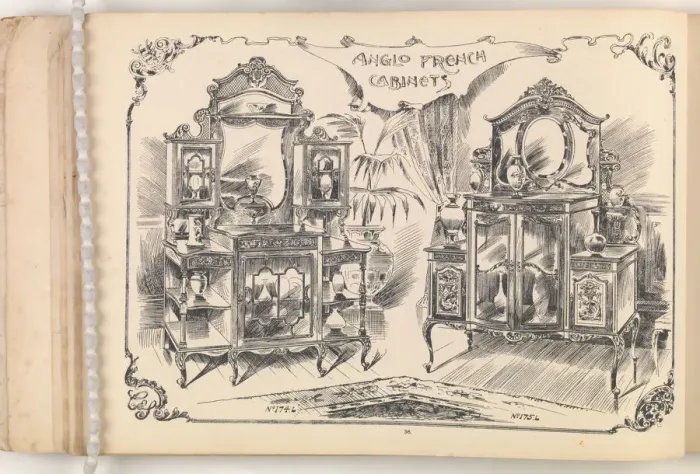 Framed Print : Page from Furniture by C&S. Ltd Framed Print : Page from Furniture by C&S. Ltd