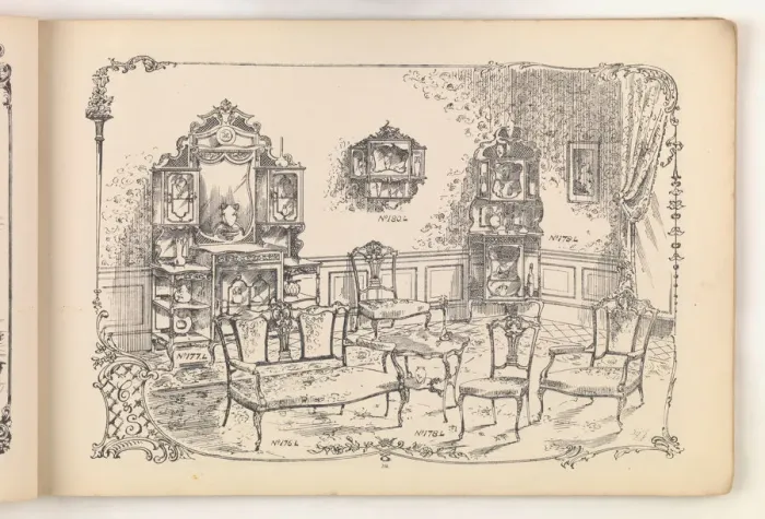 Framed Print : Page from Furniture by C&S. Ltd Framed Print : Page from Furniture by C&S. Ltd