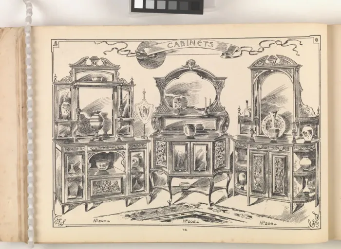 Framed Print : Page from Furniture by C&S. Ltd Framed Print : Page from Furniture by C&S. Ltd