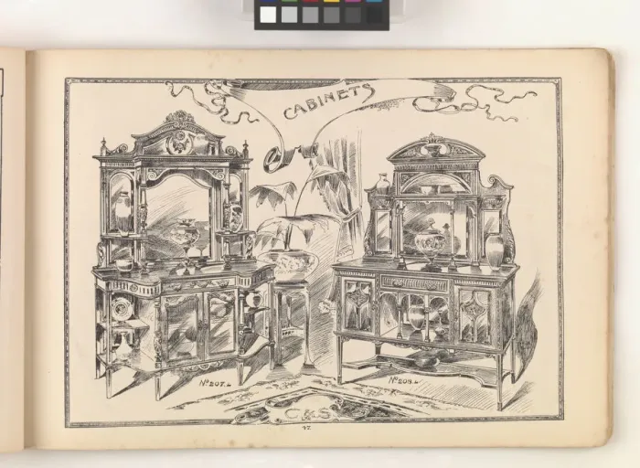Framed Print : Page from Furniture by C&S. Ltd Framed Print : Page from Furniture by C&S. Ltd