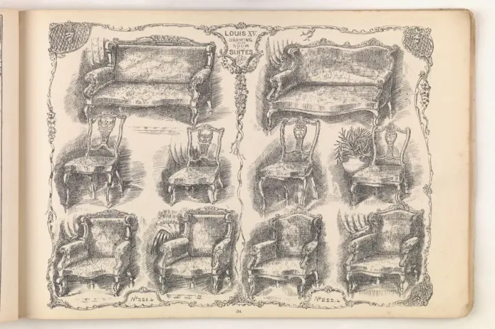 Framed Print : Page from Furniture by C&S. Ltd Framed Print : Page from Furniture by C&S. Ltd