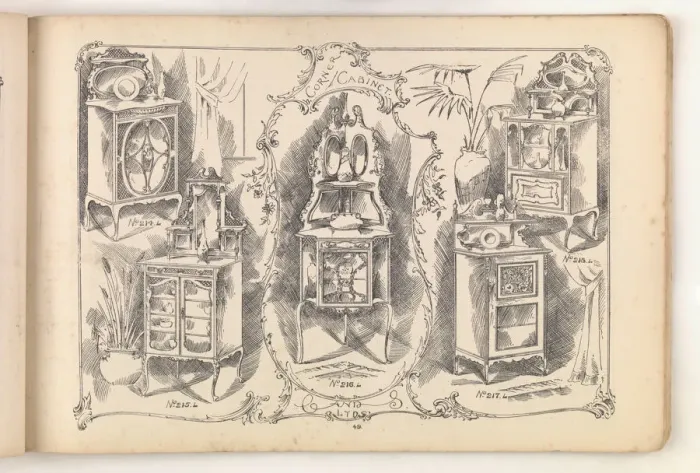 Framed Print : Page from Furniture by C&S. Ltd Framed Print : Page from Furniture by C&S. Ltd